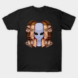 Three Faces T-Shirt